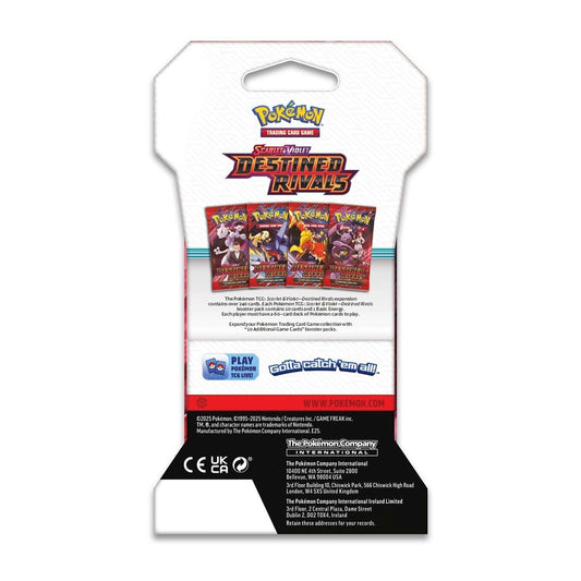 Pokémon TCG: Scarlet & Violet – Destined Rivals Booster Pack (sleeved)