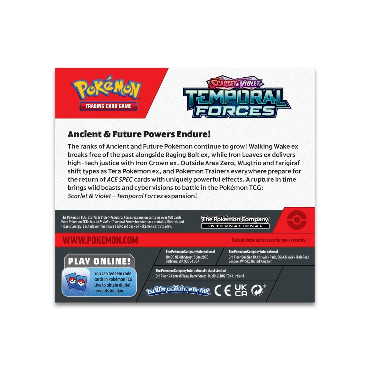 Pokémon TCG: Scarlet & Violet - Temporal Forces Booster Display Box (36 Packs)